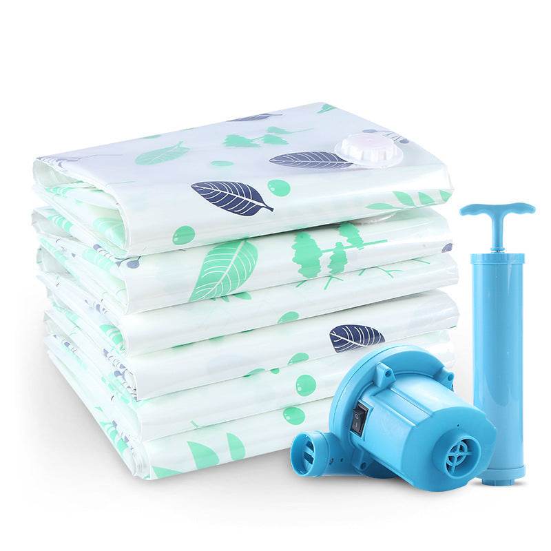 Vacuum compression suction storage bag - Mubimart