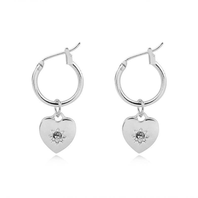 Funny Smile Face Hoop Earrings Pendant For Women Gold Alloy Geometric Carving Earring Jewelry - Mubimart