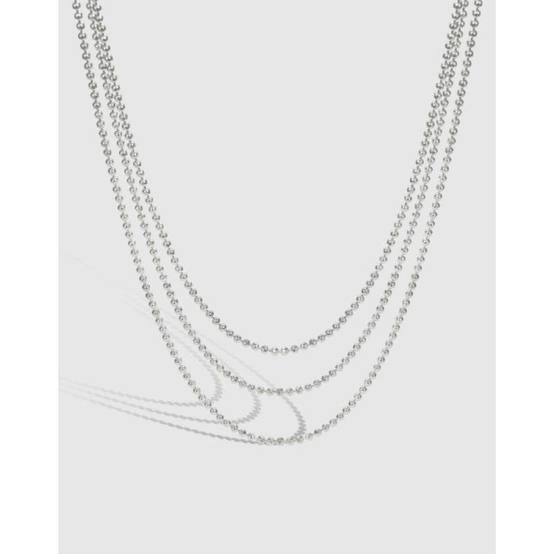 925 Sterling Silver Necklace For Women Choker Fashion Special-interest Design Sense Ornament - Mubimart