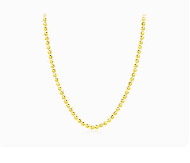 S925 Sterling Silver Minority Simple Choker Choker Women - Mubimart