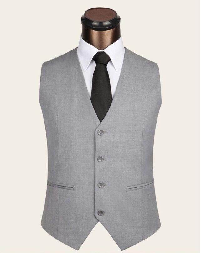 Slim suit vest men's British suit vest - Mubimart