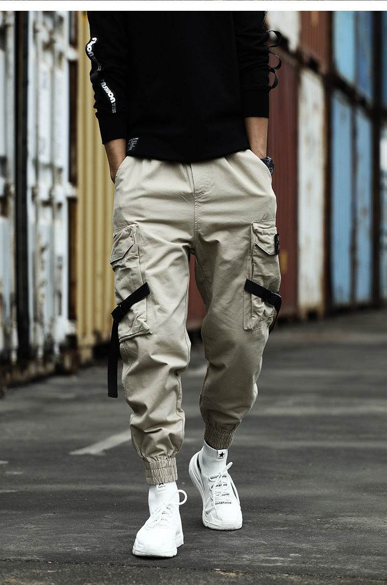 New Casual Pants Men Cotton Cargo Pants - Mubimart
