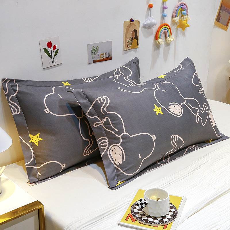 Household Large Pillowcase Aloe Cotton Pillowcase - Mubimart