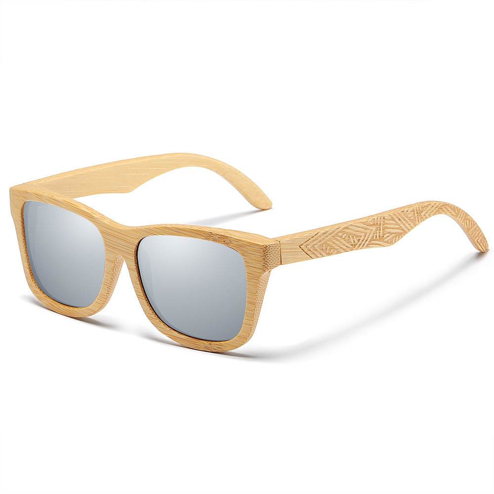 Polarized wooden sunglasses - Mubimart