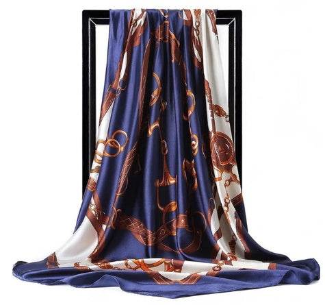 Women's chain bag scarf scarves - Mubimart