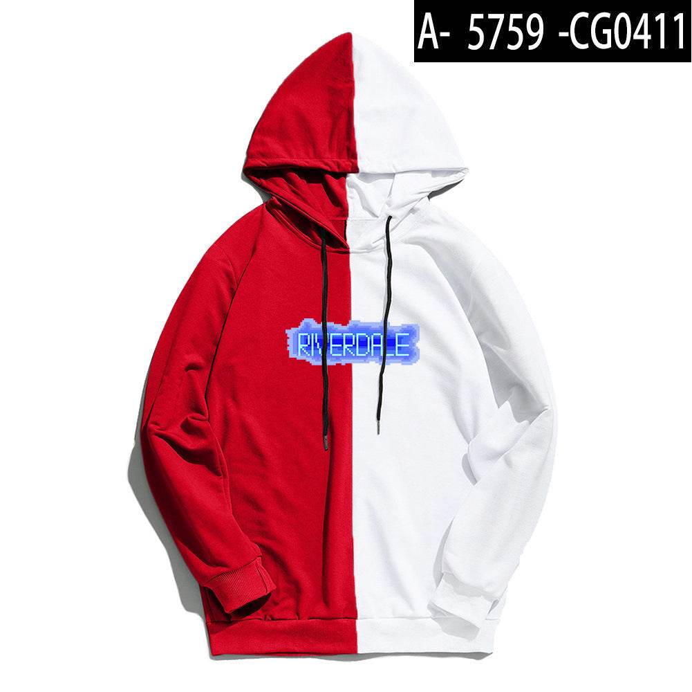 RIVERDALE SPLICE COLOR HOODIES - Mubimart