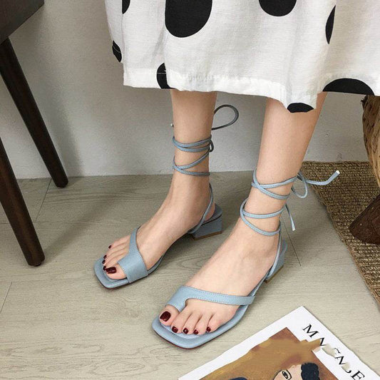 High heel strappy sandals - Mubimart