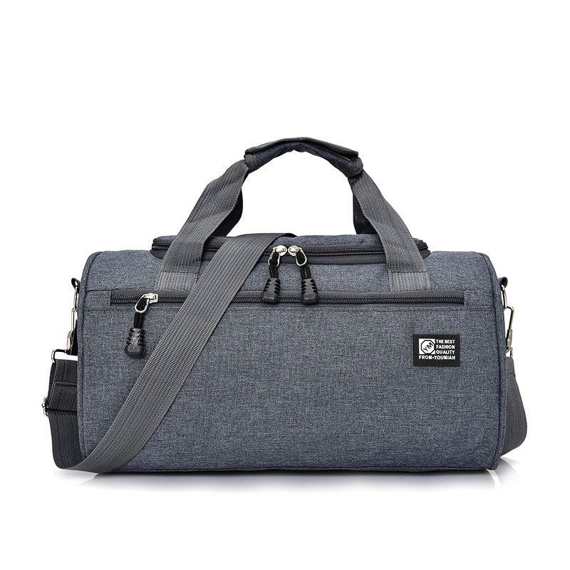 Sports bag cylinder swimming gym bag - Mubimart