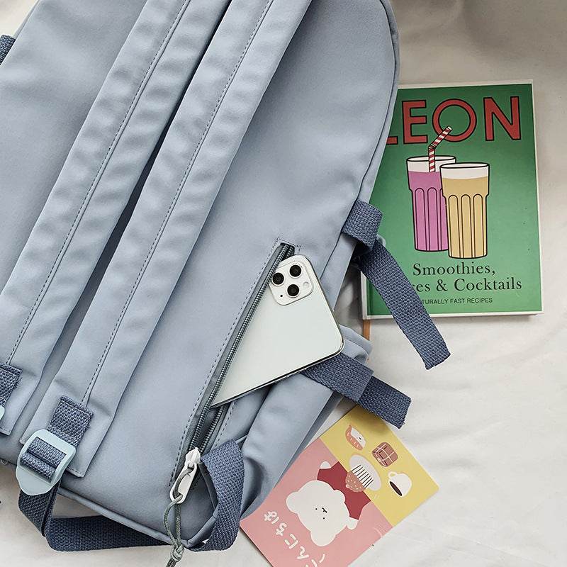 Backpack Women Fashion Casual School Bag Campus Backpack - Mubimart