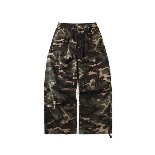 Camouflage Cargo Pants Adjustable Leg Shaping Outdoor - Mubimart