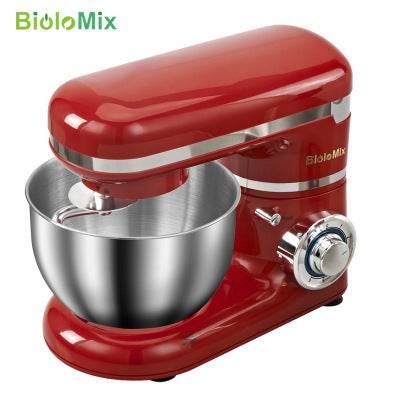 1200W 4L Stainless Steel Bowl 6-speed Kitchen Food Stand Mixer Cream Egg Whisk Blender Cake Dough Bread Mixer Maker Machine - Mubimart
