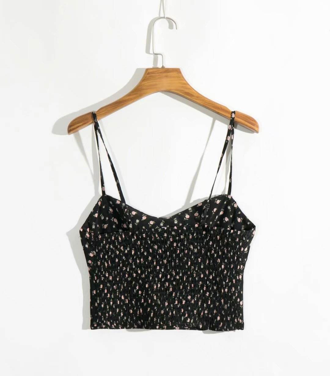 Niche retro short camisole top - Mubimart
