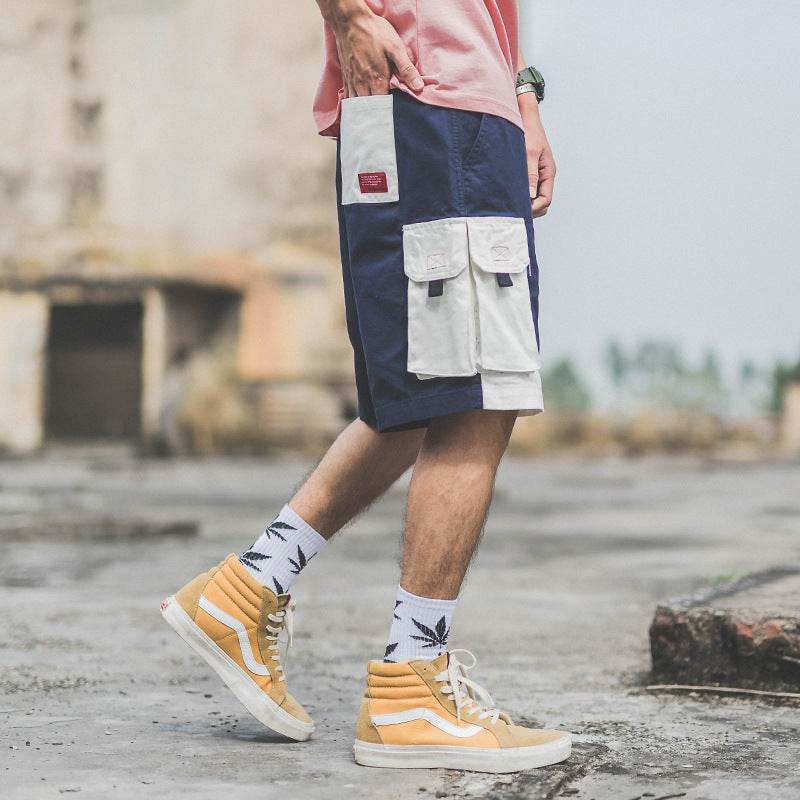 Multi-pocket cargo shorts - Mubimart