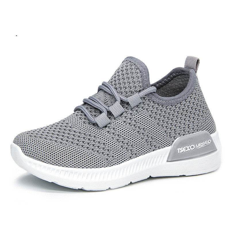 Casual Cross Strap Women Breathable Sneakers - Mubimart