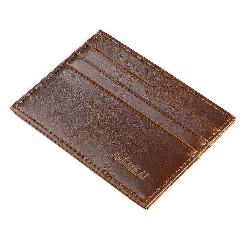 Super thin card holder men's small card holder - Mubimart