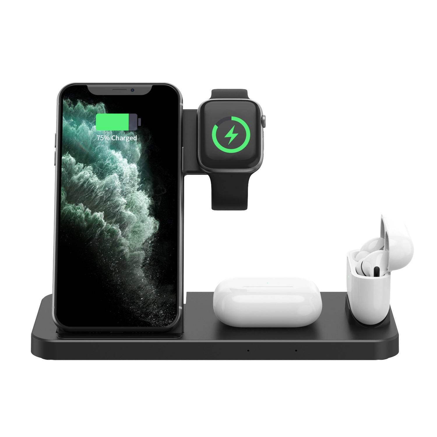 Wireless charger Three-in-one wireless charger for phones and watches - Mubimart