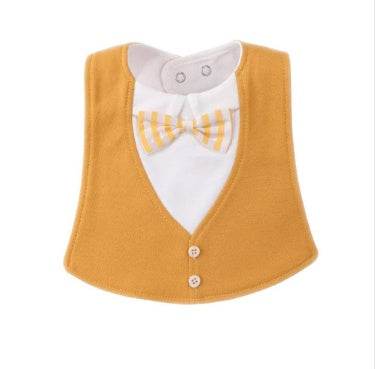 Gentleman Style Bibs Waterproof Baby Bib Novelty Burp Cloths Adjustable Newborn Toddler Infant Accessories - Mubimart