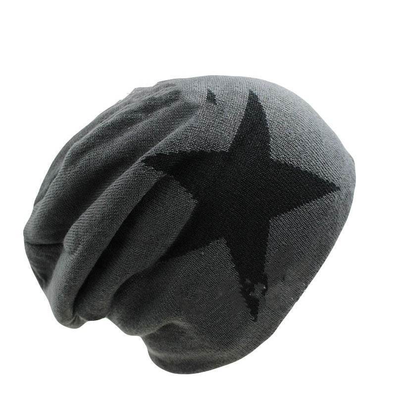 Winter knitted hood wind cap - Mubimart