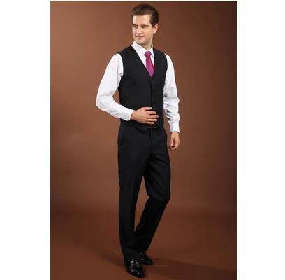 Slim suit vest men's British suit vest - Mubimart