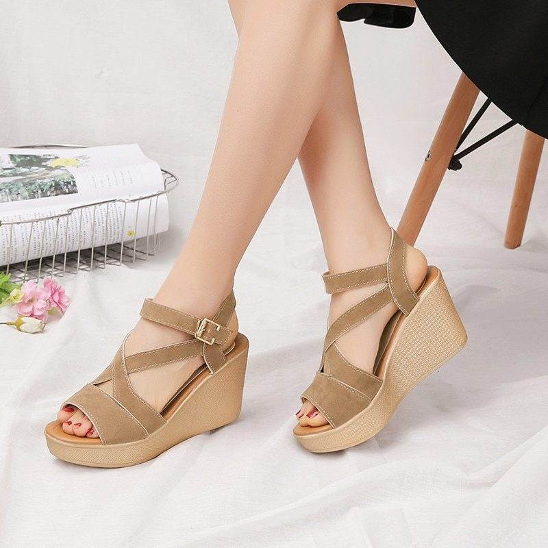 Wedge sandals - Mubimart