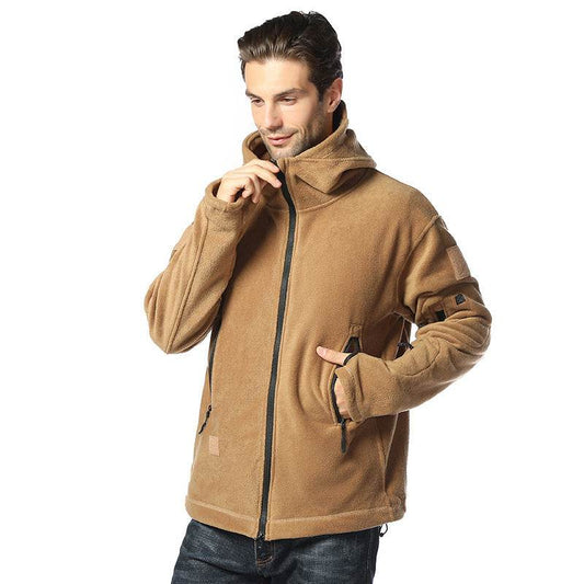 Men's tactical fleece fleece jacket - Mubimart