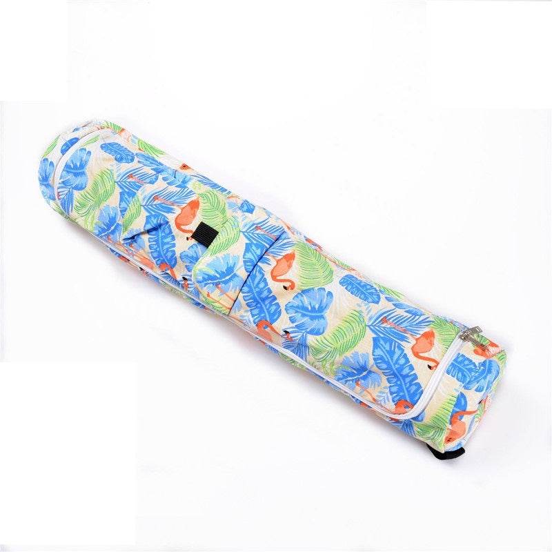 Portable yoga mat canvas bag - Mubimart