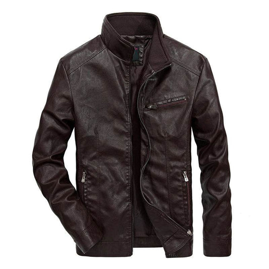 Men's leather jacket - Mubimart