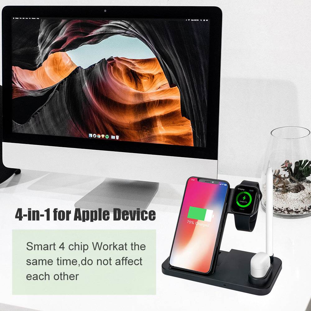 Four-in-one wireless charger - Mubimart