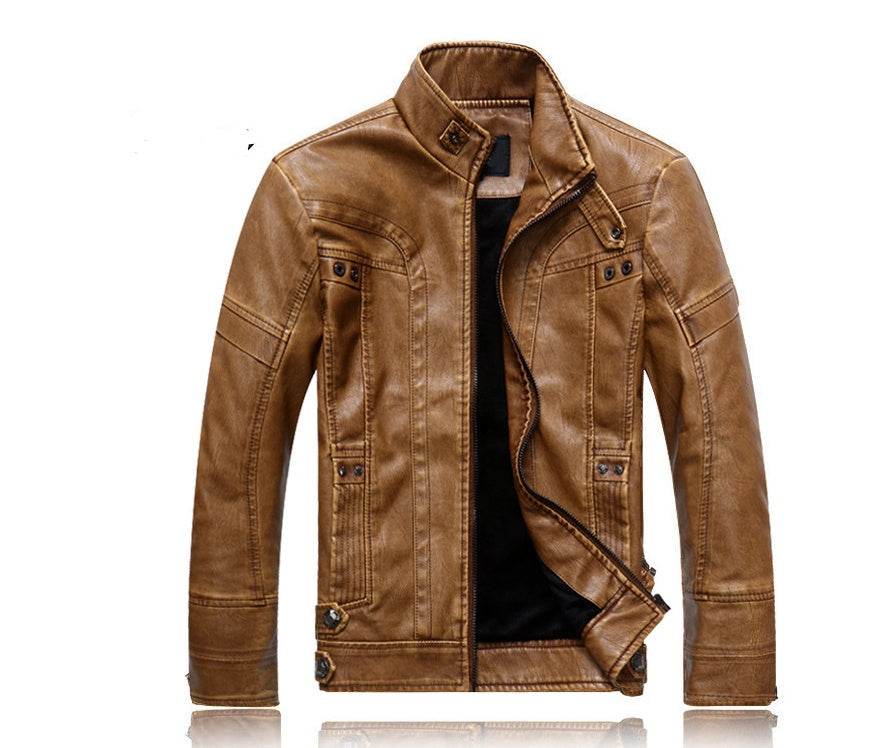 Leather Jacket - Mubimart