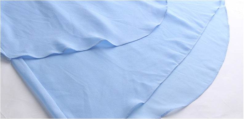 New Summer Women Blouse Loose Shirt O-Neck Chiffon Blouse Female Short Sleeve Blouse Plus Size 5XL Shirts Tops - Mubimart