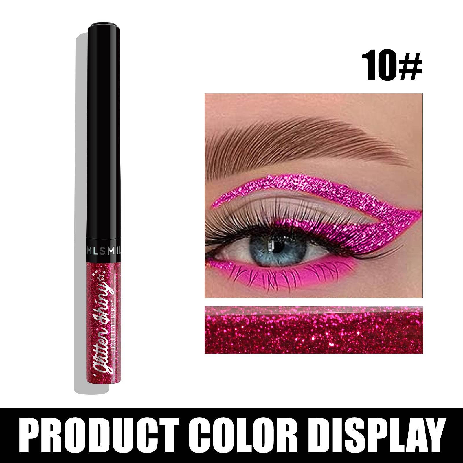 Quick Drying 12 Color Eyeliner Liquid - Mubimart