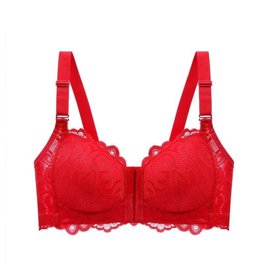 Lace Plus Size Thin Bra Comfortable Plus Size Underwear - Mubimart