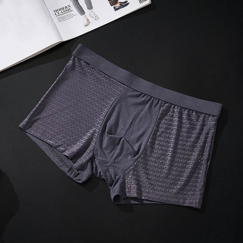 Silky mesh boxer briefs - Mubimart