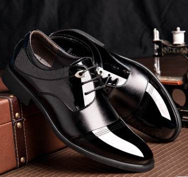 spring new men's shoes business dress shoes fashion lace men's shoes shoes shoes - Mubimart