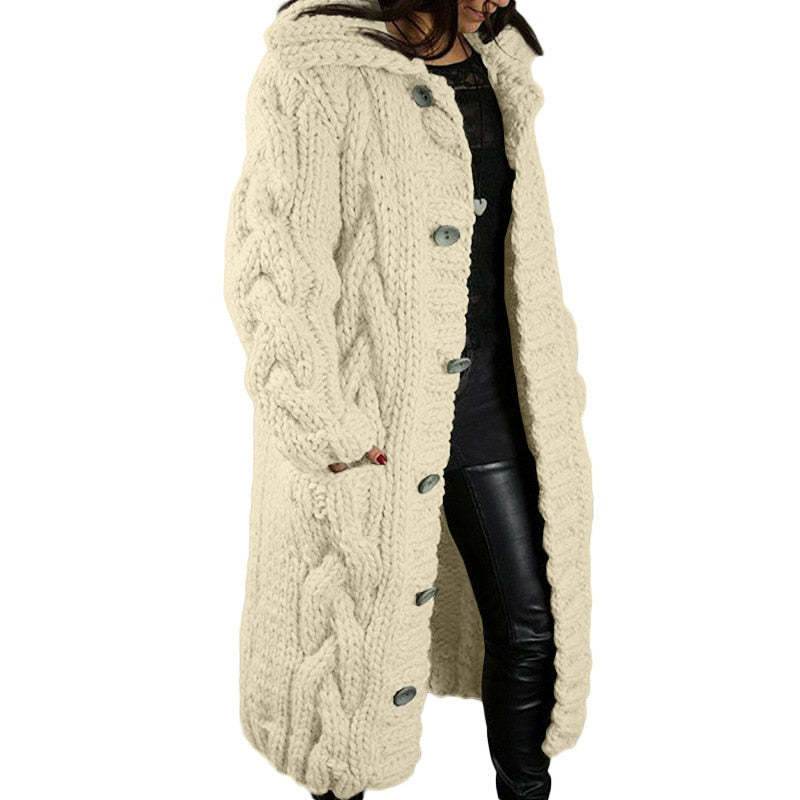 Women's Cardigan Plus Size Sweater Coat - Mubimart