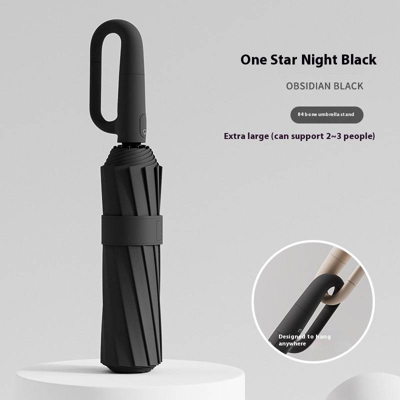 84 Bone Ring Buckle Umbrella Automatic Sun Shade UV - Mubimart