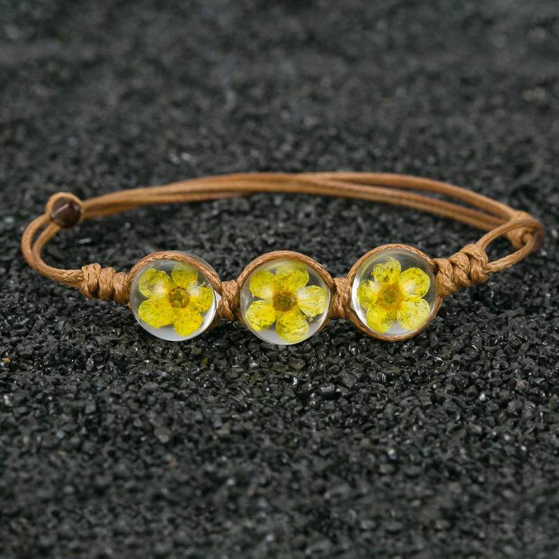 Flower Time Gemstone Bracelet - Mubimart