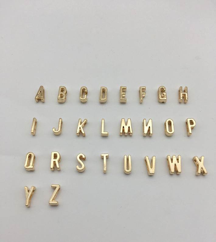 Fashion Tiny Initial Necklace Gold Silver Color Cut Letters Single Name Choker Necklace For Women Pendant - Mubimart