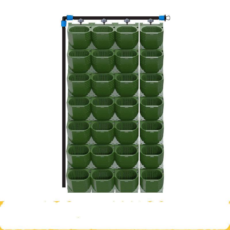 Stackable Flower Pot Wall Hanging Vertical Planter Succulent Plants Bonsai Vase Garden Home Decoration - Mubimart
