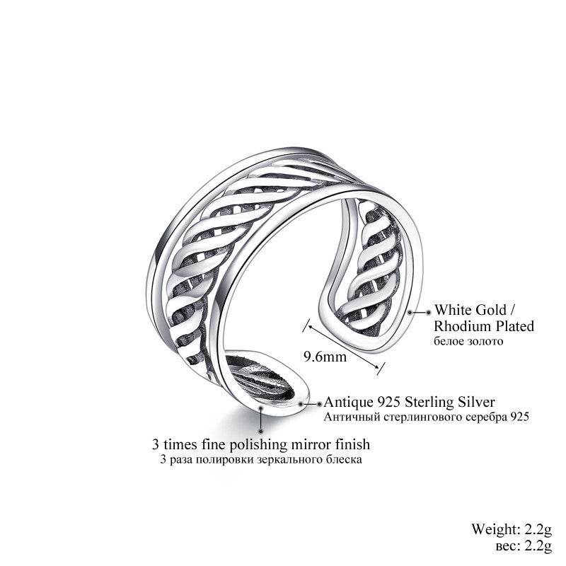 Vintage Thai Silver Ring - Mubimart