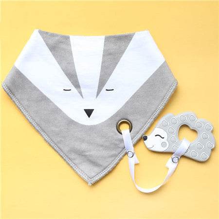Cotton Bibs Burp Silicone Bib - Mubimart
