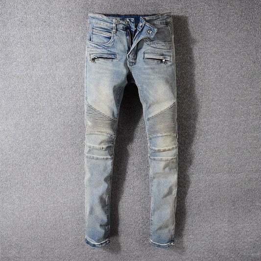 Biker Jeans - Mubimart