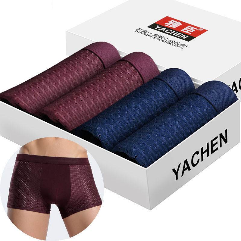 Silky mesh boxer briefs - Mubimart