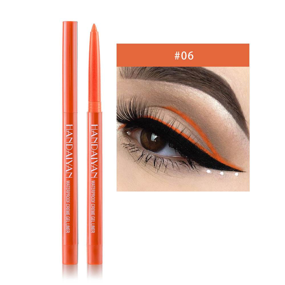 20 Color Cat Eye Makeup Waterproof Neon Colorful Liquid Eyeliner Pen Make Up Comestics Long-lasting Black Eye Liner Pencil - Mubimart