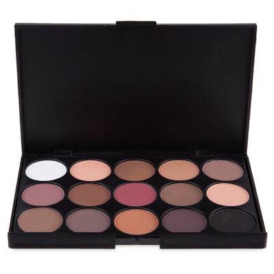 15 color earth color eyeshadow smoky eyeshadow - Mubimart