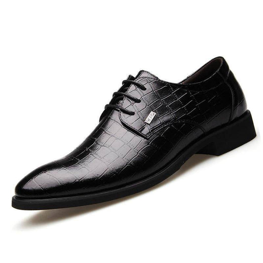Genuine Leather Men Dress Shoes - Mubimart