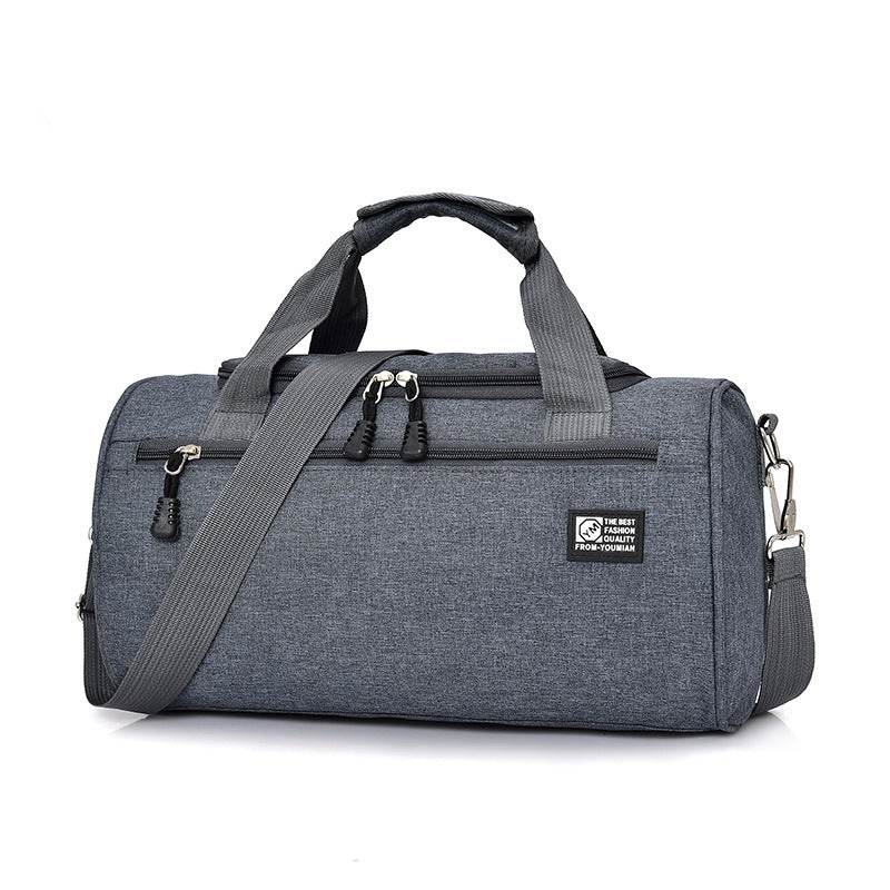 Sports bag cylinder swimming gym bag - Mubimart