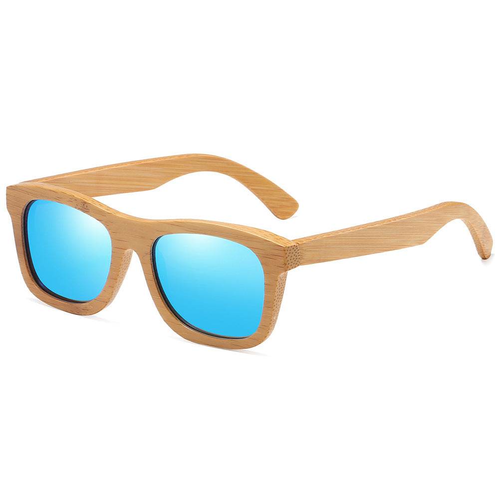 Polarized wooden sunglasses - Mubimart