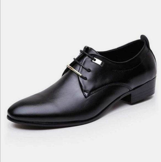 New men's leather shoes explosions casual shoes men's business dress shoes - Mubimart