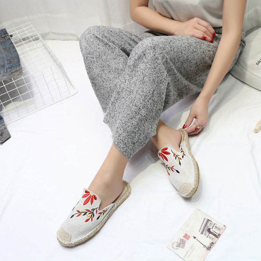 Half slippers women's lazy mules - Mubimart